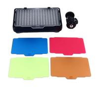 Keenso Lampada di Riempimento per Telecamera da 11 W Regolabile con luminosità Video Professionale a LED per Streaming Live