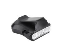 Keenso Lampada Frontale per Cappello, Lampada Frontale Ad Angolo Regolabile con 5 LED Luminosi, a Cappuccio Leggera per Pesca all'aperto, Campeggio, Escursionismo (BLACK) (BLACK)