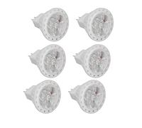 Keenso Lampadina LED MR11 Dimmerabile Ad Alta luminosità 360Lm Lampada per Casa Soggiorno Camera da Letto Bagno 6 Lampadine GU4 per Passerelle Aree Paesaggistiche del Giardino (luce bianca)