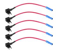 Keenso L'automobile 5pcs 12V aggiunge Rubinetto del Fusibile del Circuito, Automotive aggiunge Supporto del Fusibile della Lama dell'adattatore del Fusibile del Circuito(Mini