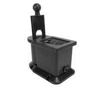 Keenso Lavapalle Plastica Pulitesta con Montaggio Preforato | Lavatore per palline per carrello da Pulitore per testa di mazza in plastica con base di montaggio preforata Pulisce la