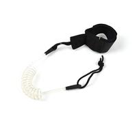 Keenso LEAS da Surf, Guinzagli a Paddle a Spirale da 1,2 m/ 4 Piedi per Tavole da Surf Longboard (White)