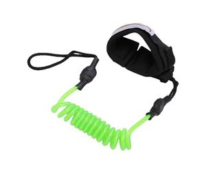 Keenso Leash da Surf a Surf a Corda da Surf da 4 Piedi, Cinghia Regolabile in Nylon, Progettato per Le Palette dei Padigli (Green)