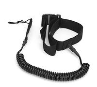 Keenso Leash della Tavola da Surf, Corda di Surf in Vita TPU Eliciformi Confortevole Corda di Trazione di Sicurezza Ad Alta Goccia (Black