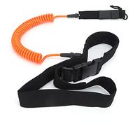 Keenso Leash della Tavola da Surf, Corda di Surf in Vita TPU Eliciformi Confortevole Corda di Trazione di Sicurezza Ad Alta Goccia (Orange