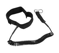 Keenso Leash della Tavola da Surf, Dispositivo di Fissaggio Tocco Regolabile da 10 Piedi da 7 Mm, Adatto a Onde di Piccole e Medie Dimensioni (Black)