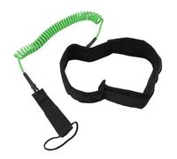 Keenso Leash della Tavola da Surf, Dispositivo di Fissaggio Tocco Regolabile da 10 Piedi da 7 Mm, Adatto a Onde di Piccole e Medie Dimensioni (Green)