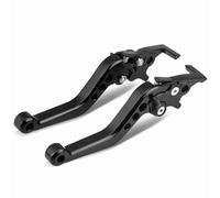 Leva del freno a doppio disco del motociclo, Leva del freno della frizione del motociclo robusta e durevole per motocicli, scooter, bici elettriche Nero