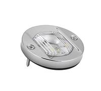 Keenso Luce a LED per barca, Impermeabili, 12 V, Luce di ancoraggio, Luce per yacht, Luce di segnale in acciaio inox, Per barche a vela, Colore: bianco