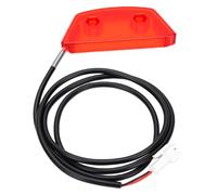 Keenso Luce Freno Posteriore per Monopattino Elettrico, per Kukirin Max, | Accessorio di sicurezza posteriore Cavo da 80 cm La custodia in ABS resiste alla pioggia Fango Montaggio plug-and-play