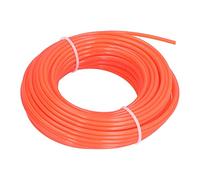 Keenso Lunga di Trimmer in Nylon Persistente con Alte Prestazioni di Taglio per Diversi Taglieri, Arancione, 2,7 Mmx15 M, 1 Rotolo, Design Operativo Esterno