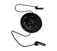 Keenso Macchina per Addominali, Cintura per Addominali, Attrezzatura per Allenamento con Doppia Impugnatura con Nodi per Massaggio Ai Piedi, Compatta per Palestra Domes (BLACK)