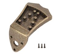 Keenso Mandolino Cordiera Metallo Ponte Ricambio Parte Strumenti Musicali Accessori (Bronzo)