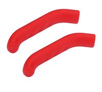 Keenso Manopola leva leva freno 2pcs bicicletta, protezione protettore protezione silicone maniglia freno leva bicicletta leva 5 colori protezione antiscivolo impermeabile accessorio ciclismo(Rosso)