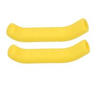 Keenso Manopola leva leva freno 2pcs bicicletta, protezione protettore protezione silicone maniglia freno leva bicicletta leva 5 colori protezione antiscivolo impermeabile accessorio ciclismo(Giallo)