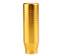 Keenso Manopola pomello cambio auto, in lega di alluminio Pomelli leva cambio manuale universale leva del cambio(Yellow)