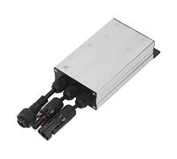 Keenso Micro Inverter con Collegamento a Griglia Efficiente Potenza a Onda Sinusoidale Pura per Piccoli Sistemi Solari in Lega di Alluminio per Uso in Ufficio Domestico (120W)