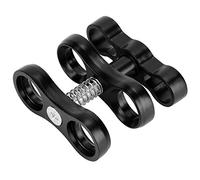 Keenso Mini Adattatore per Morsetto per luci subacquee con Clip a Farfalla a Farfalla in Lega di Alluminio per SJ Cam