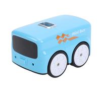 Keenso Mini Bus Magico, Auto RC con Controllo Gestuale del Bus Giocattolo con Sensore Intelligente con Tracciamento della e 9 Espressioni LED, per il Gioco Interattivo dei Bambini (BLUE)