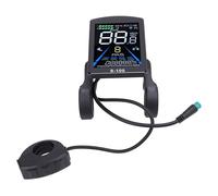 Keenso Mini Monitor, Pannello Schermo LED Schermo LCD Display LCD per Bici Elettrica 24V 36V 48V 60V 72V Connettore Acqua Universale a 5 Pin S-100 Pannello Schermo per Accessorio