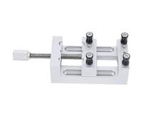 Keenso Mini Morsa da Banco con Ganasce Morbide in Gomma per la Creazione Precisa di Gioielli e Riparazioni di Modelli Compatta Lega di Alluminio 6061 Gamma 0-47 Mm 1 Pezzo