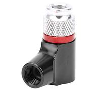 Keenso Mini Pompa di gonfiaggio CO2 per Bicicletta, Pneumatico per Bici Mini Pompa per gonfiaggio Manuale a CO2 per Bicicletta Mouse con Custodia in Spugna(Nero)