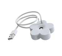 Keenso Mini Portatile USB Desktop Atomizzatore Ad Ultrasuoni Umidificatore Spruzzatore Idratante Efficiente per Uso Domestico e in Ufficio (WHITE)