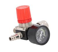 Keenso Mini Regolatore Dell'aria Regolazione del Gas Precisa, Micrometro 0-180psi per Compressori D'aria, Materiale in Lega di Alluminio