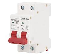 Keenso Mini Switch Performance 6A 2P per Solare -PV 1000V Discoupling Rapido, Mini -, Facile Installazione per i Sistemi di