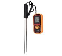 Keenso Misuratore di umidità Digitale per Cereali, Igrometro Ad Alta Precisione per Grano, Mais, Riso, Rilevatore di umidità Portatile, Tester LCD per L'agricoltura