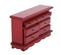 Keenso Mobili per Casa delle Bambole, Cassettiera in Miniatura in Legno di Betulla, Migliora lo Spazio Abitativo, Cassetti Multipli per facilità Organizzativa, Adatto a Scene di Box/Cover delle