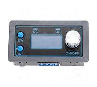 Keenso Modulo di Alimentazione Convertitore Boost Programmabile 4A CNC Regolabile per Progetti Fai da Te con Caricabatterie Solare con Display LCD
