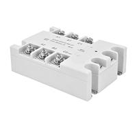 Keenso Modulo di relè a Stato Solido Avanzato in 3 Fasi per 480 VAC CONTROLLO, Aggiornamento Sicuro, Adatto per Stufe, Motori, Mobili per Interruttori Elettrici (TSR-80DA-R Senza un radiatore)