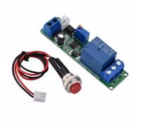 Keenso Modulo relè Timer Regolabile Interruttore Ritardato Ad Alta stabilità da 2 Pezzi per Sviluppo Smart Home e PLC 67,6 X 19,2 Mm