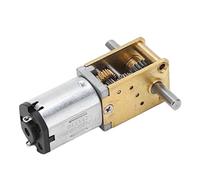 Keenso Motore a Marcia Spazzolato Facile Installare L'Albero di Uscita Doppia per L'etichettatura della Macchina, Tende Telecomando (DC6V 100RPM)