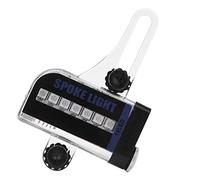 Keenso Mountain Spoke Lights, Dual Side 14LED RGB Spoke Lights Ricaricabile Mini LED Spoke Lights Lampada Filo Accessori Ciclismo Luci Equitazione