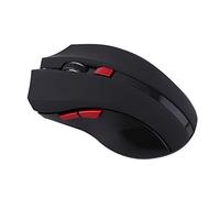 Keenso Mouse Ottico Wireless, Portatile e Leggero, Progettazione di Risparmio Energetico, DPI Regolabile, Facile Navigazione su Internet con 6 Chiavi, per Laptop, PC, Computer, Notebook, con 2,4 G