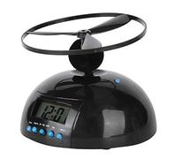 Keenso Novità Mini Sveglia Rotonda Portatile Digitale LCD Volante per Buone Abitudini e Sviluppo di Concetti di Tempo, Forniture per la Casa, 5,5x5,5x2,4 Pollici, 1 X, 1 Cuscinetto X, Ufficio,