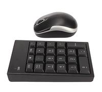 Keenso Numero Wireless Pad Tastiera Mouse Combo 22 Tasti 1200dpi Tastiera Numerica Mouse USB per le Aziende delle Scuole di Banche - Compatto e Slim
