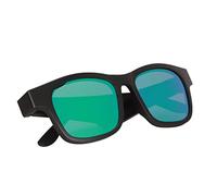 Keenso Occhiali da Sole con Riduzione del Rumore Esperienza di Ascolto Aperto per gli Amanti della Musica Negli Occhiali da Sole Stereo Wireless Aperti per L'acquisto di Vacanze (GREEN)