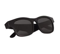 Keenso Occhiali da Sole con Riduzione del Rumore Esperienza di Ascolto Aperto per gli Amanti della Musica Negli Occhiali da Sole Stereo Wireless Aperti per L'acquisto di Vacanze (BLACK)