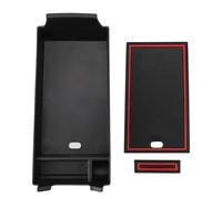 Keenso Organizer, Supporto per Scatola Portaoggetti per Console Bracciolo, Materiale ABS e Silicone, Design Antipolvere