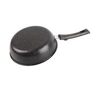 Keenso Padella in Acciaio Inossidabile, Conduzione del Calore Veloce e Uniforme, Padella con Rivestimento Antiaderente per Pancetta, Manico Ergonomico, Vita Sana (20 cm)