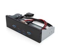 Keenso Pannello Anteriore USB 3.1 Interfaccia PCI-E USB3.0+2x Pannello di Estensione di Tipo C per Appassionati Pratici,