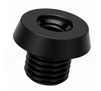 Keenso Paracolpi per Stecca da Biliardo, Copertura Inferiore in Lega di Alluminio e Plastica per Stecca da Biliardo, Design Superficiale Lucido con Protezione per Maniglia di Estensione