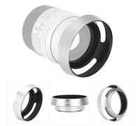 Keenso Paraluce in Metallo da 40,5 Mm con Colore Argento per Fotocamera, Controlla Efficacemente il Riflesso, Paraluce Altamente Resistente da 2 Pezzi Migliore qualità Dell'immagine, Adatto Agli