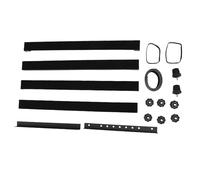 Keenso Pedaliera per Effetti per Chitarra, Pedaliera Portatile in Lega di Alluminio con Poggiapiedi in Silicone, per Musicisti