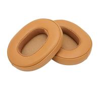 Keenso Pelle Proteica Morbida -Parti di Riparazione del Cuscino All'ea per Cranio Auricolari Wireless a Barba 3.0, Cuffie HESH3, 2 Pacchetto (Marrone chiaro)