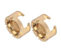 Keenso Peso a Snodo in Ottone Contrappeso in Ottone Resistente per Cingolato RC -4, Contrappeso per -4 1/10, Oro, 2 Paia (1 paio)