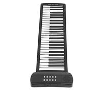 Keenso Piano Rotolo a Mano 49 Tasti 4D Surround Slave da Tastiera Indossabile con 6 Canzoni Demo, Sustain, Vibrato, Diverse Funzioni, Pianoforte USB/batteria per Principianti, Adatto a Tutte le (PM49)